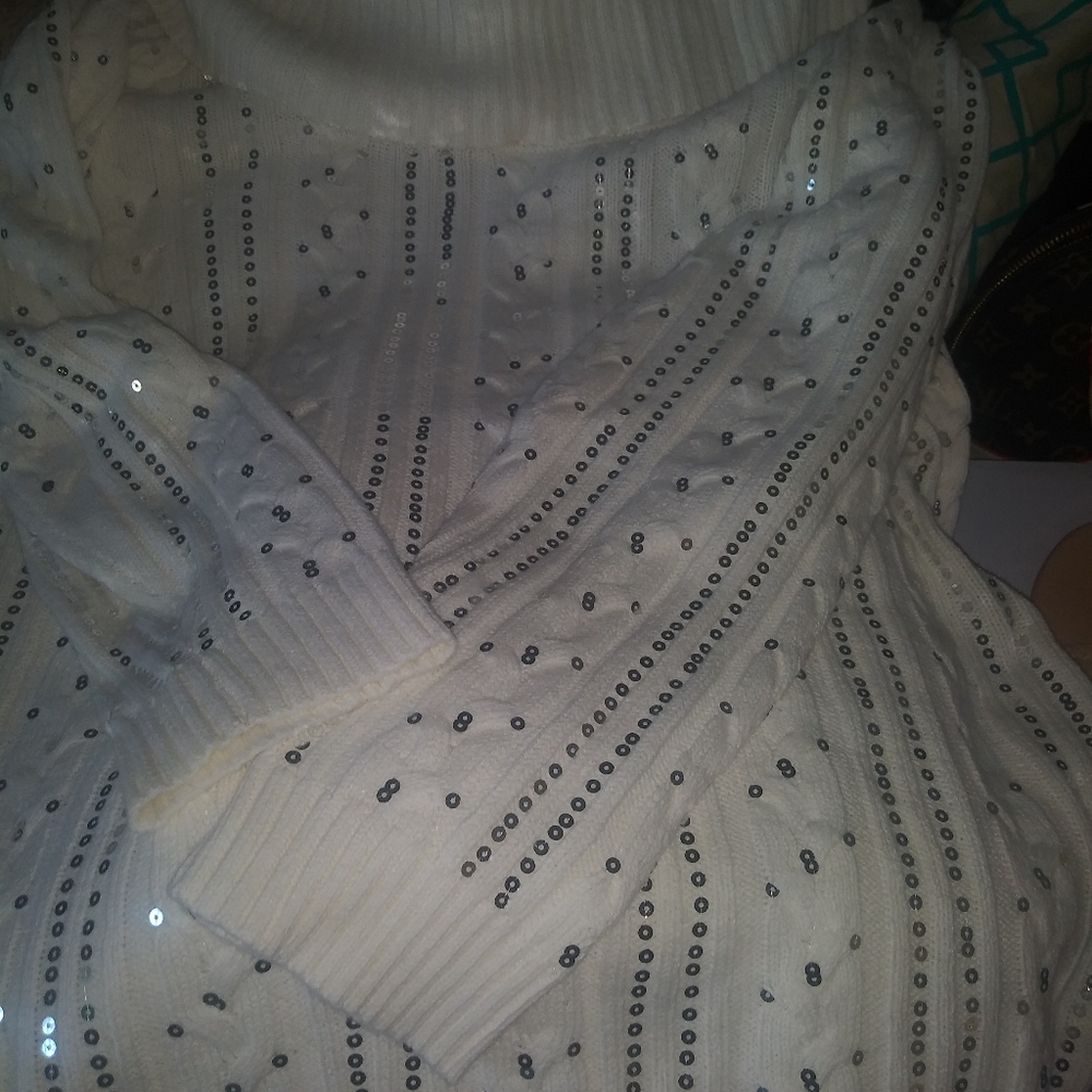 Midnight Velvet Sequin Sweater